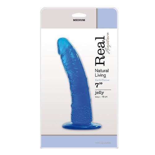 Elegancki żelowy dildo z przyssawką, 20,5 cm