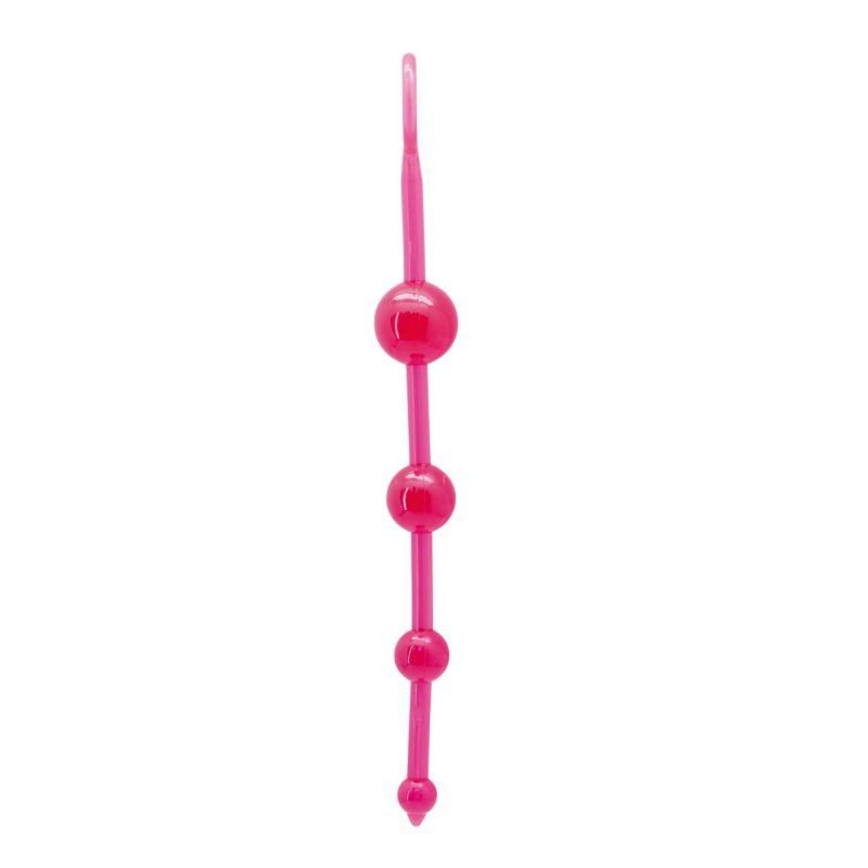 Kulki analne sonda stymulator odbytu różowy 20 cm