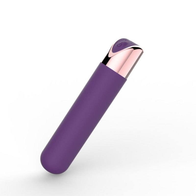 Dyskretny elegancki mini wibrator pociskowy sex masażer