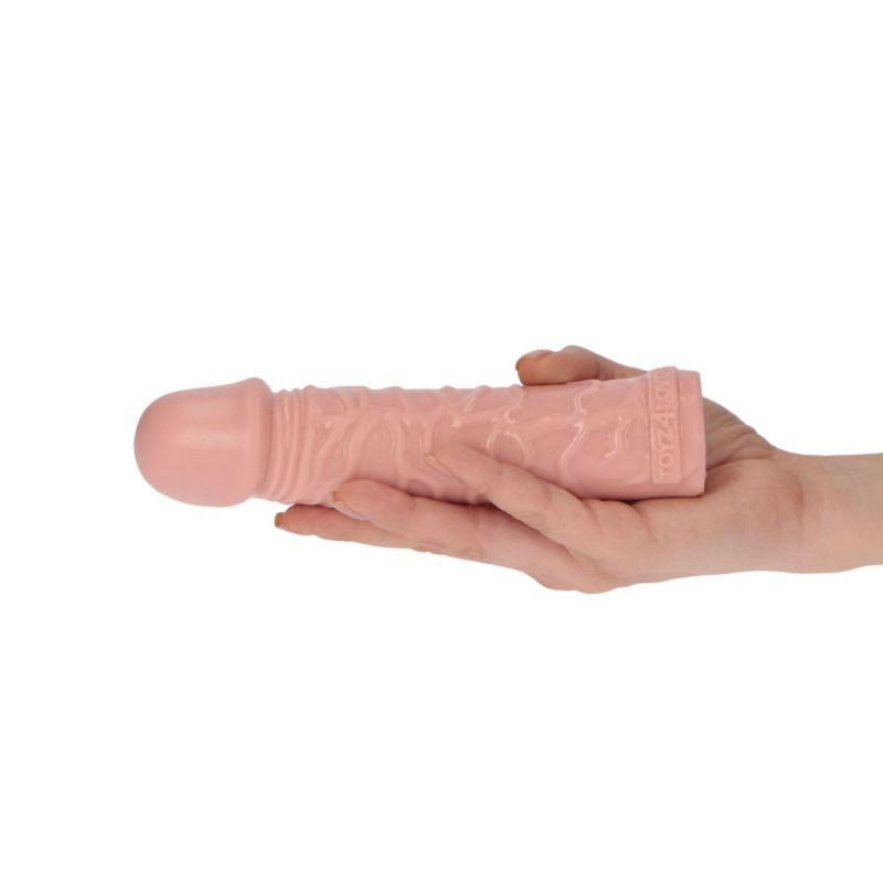 Żylasty dildo dla początkujących 18 cm