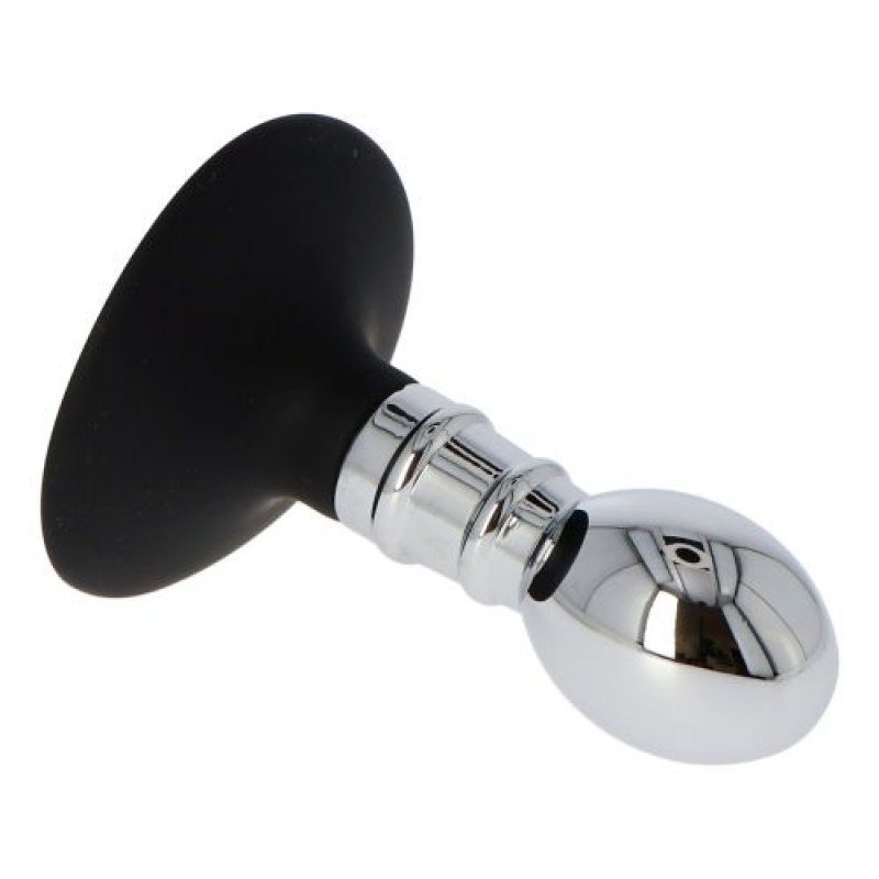 Aluminiowy korek analny wtyczka plug na mocnej przyssawce