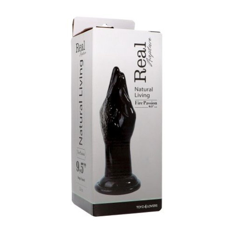 Czarna ręka do fistingu dildo 24 cm