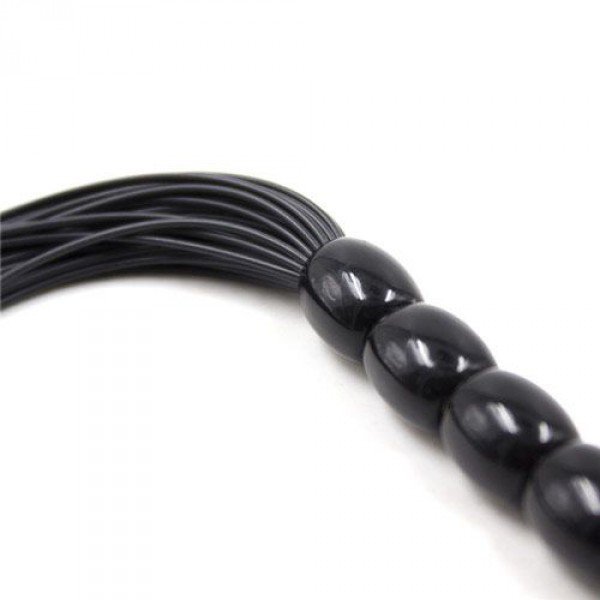 Pejcz Frusta a frange Several Flogger black