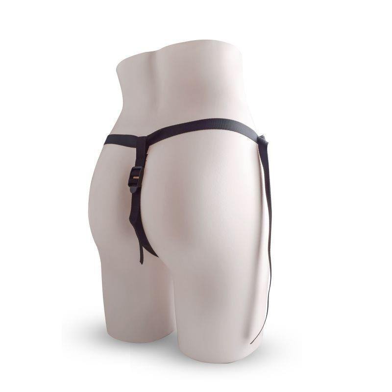 Regulowany strapon dildo na pasku penetrator fioletowy 10,5 cm