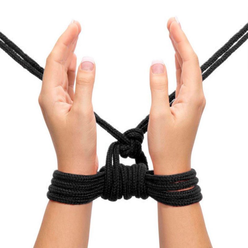 Lina do wiązania Kinbaku 10 m Fetish Bondage Rope Black