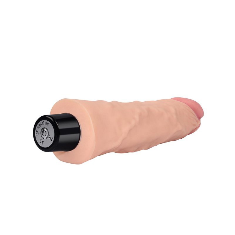 Naturalny wibrator miękki penis 20 cm