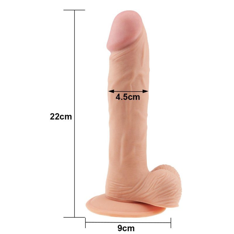 Ultra miękkie dildo The Ultra Soft Dude  22cm