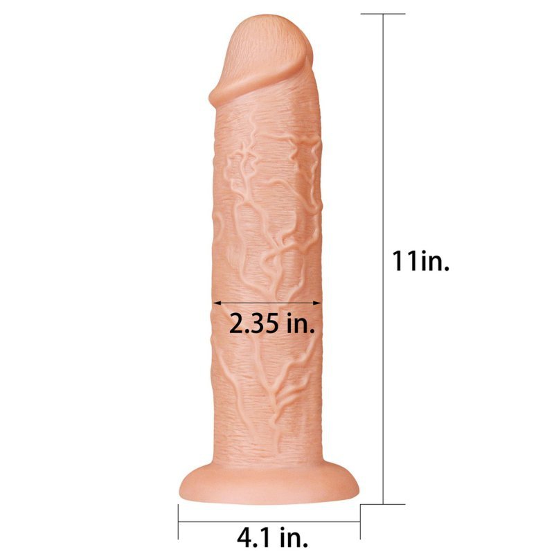 Długie dildo z przyssawką Realistic Long Dildo 27cm