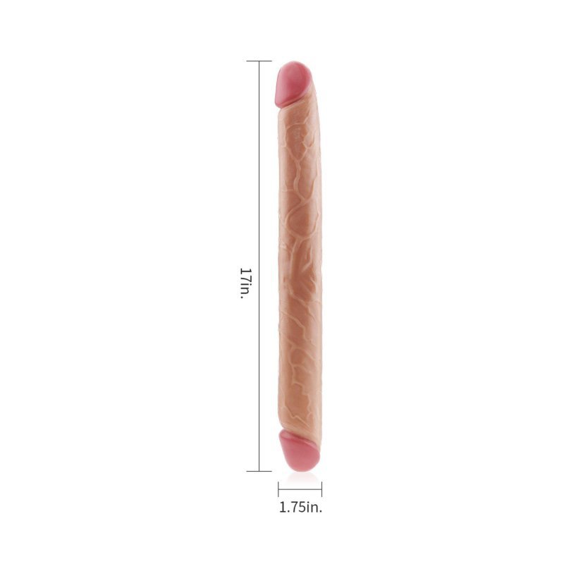 Dildo King size podwójne Realistic Slim Ultra Double Dildo 43cm