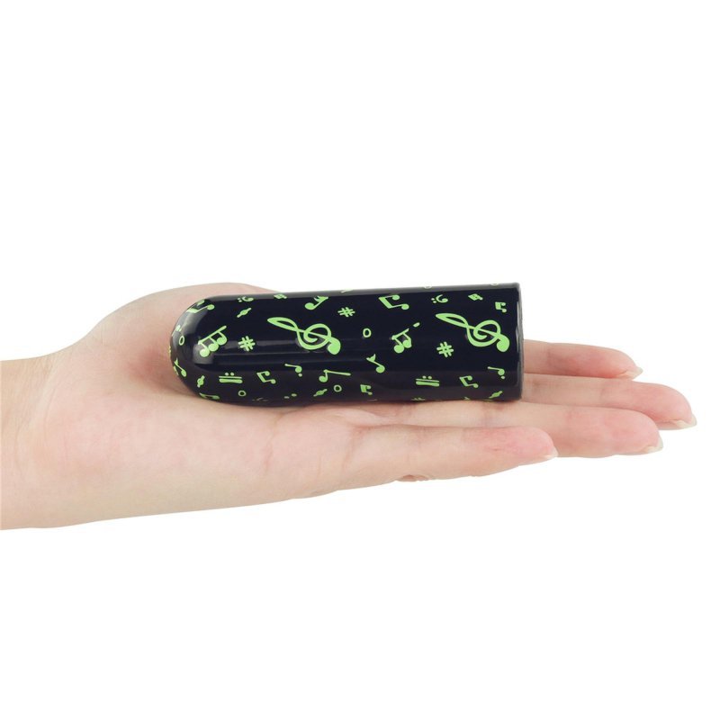 Rechargeable glow-in-the-dark music massager