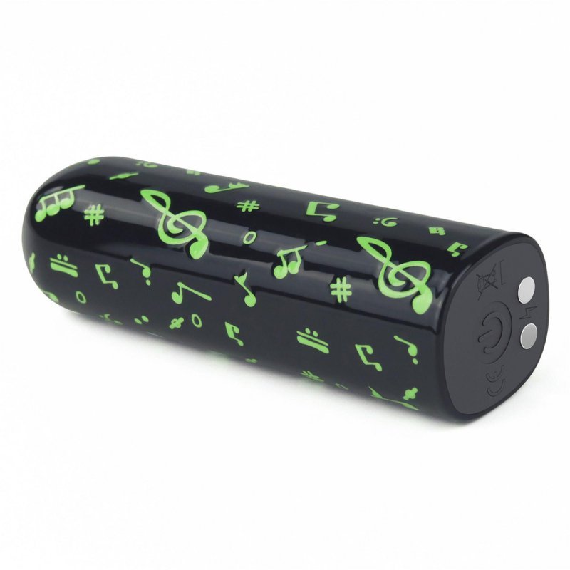 Rechargeable glow-in-the-dark music massager