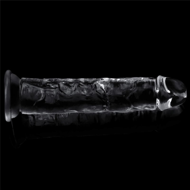 Naturalny penis dildo na przyssawce clear Lovetoy 17,8 cm