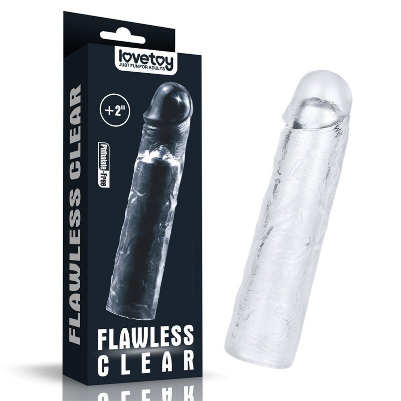 Nakładka przedłużka penisa Flawless Clear Penis Sleeve +5cm