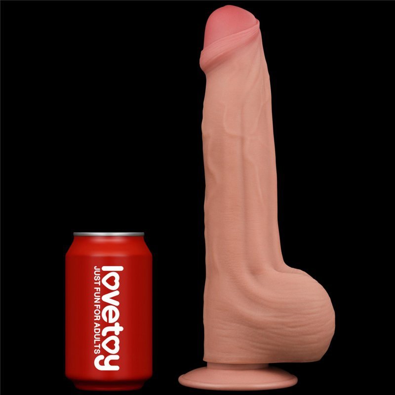 Dildo King size z ruchomą skórą Dual Layer Dong 29cm
