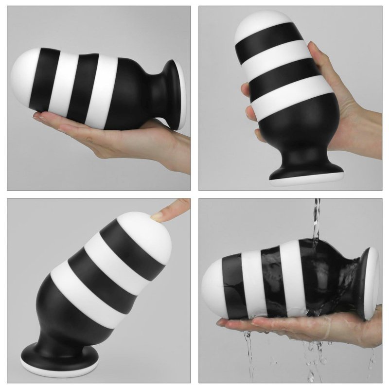 Bardzo duży gruby korek analny 8,5cm grubości X-Missioner 