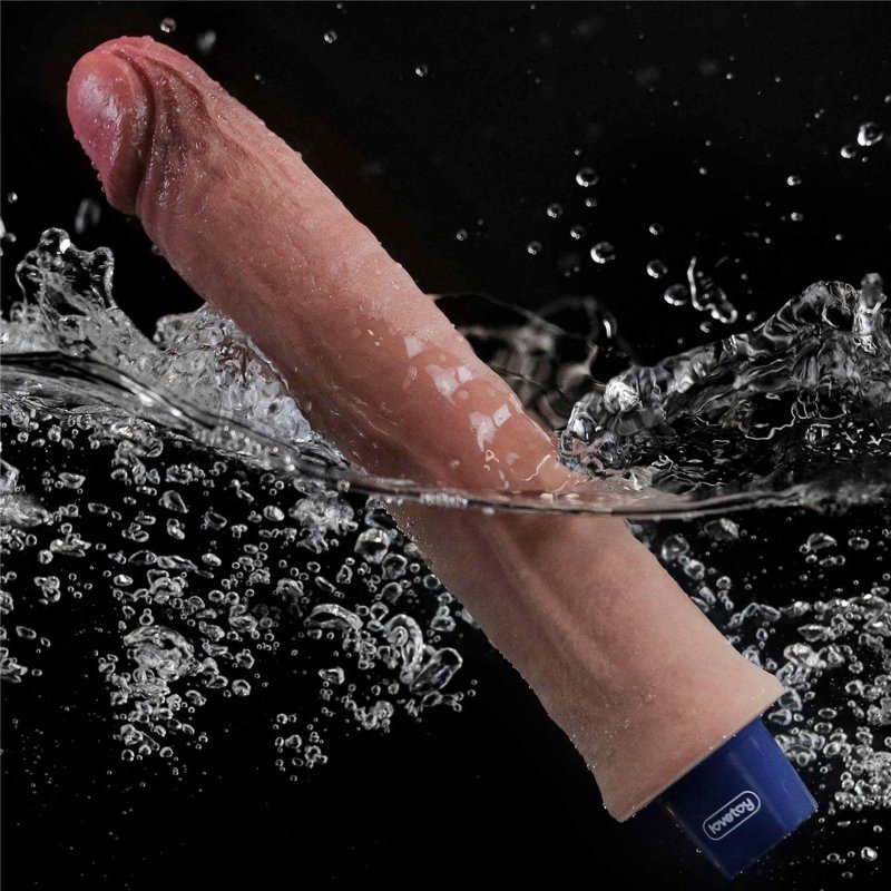 Realistyczne wibrujące dildo jak prawdziwy penis 24 cm