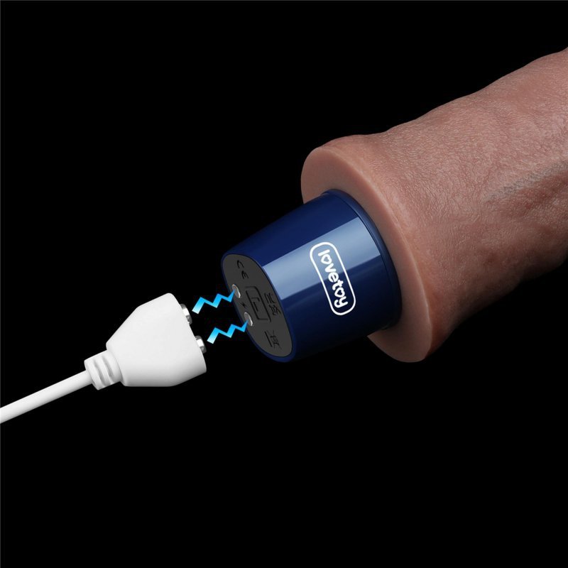 Realistyczne wibrujące dildo jak prawdziwy penis 24 cm