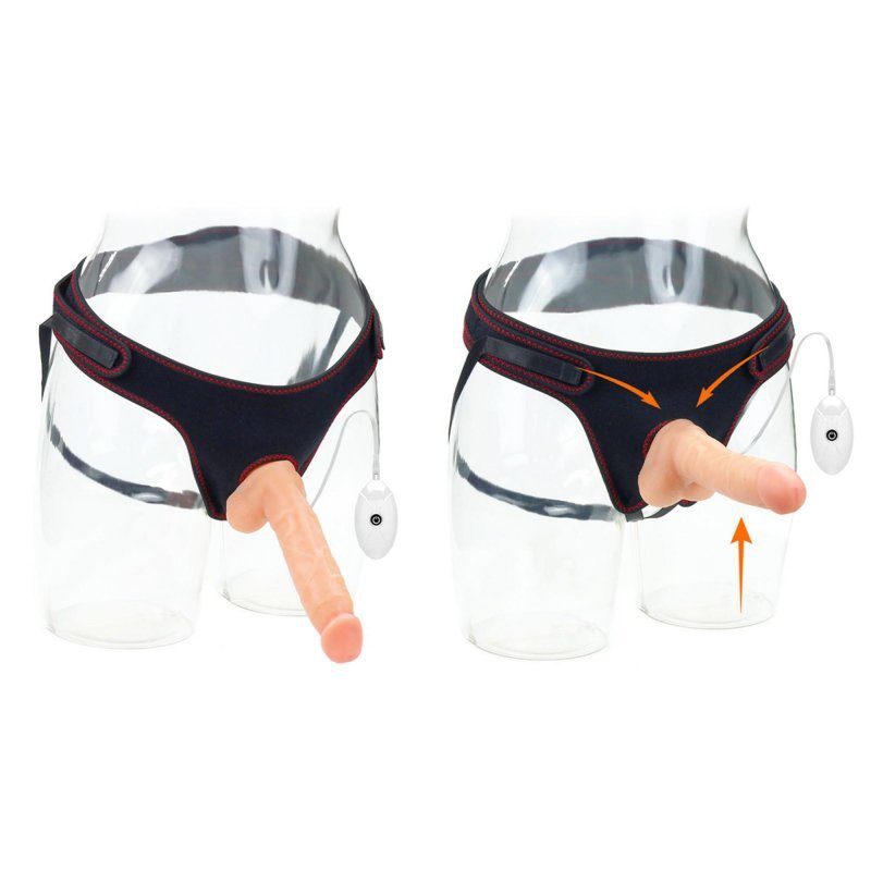 Vibrating easy strapon set 7.5''