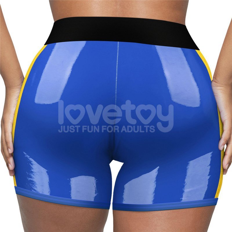 Bokserki strapon weetlook Chic Strap-On (32 - 35 inch waist) niebieskie