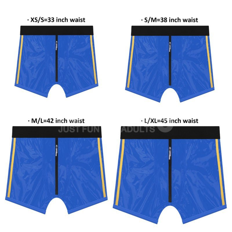 Bokserki strapon weetlook Chic Strap-On (36 - 39 inch waist) niebieskie