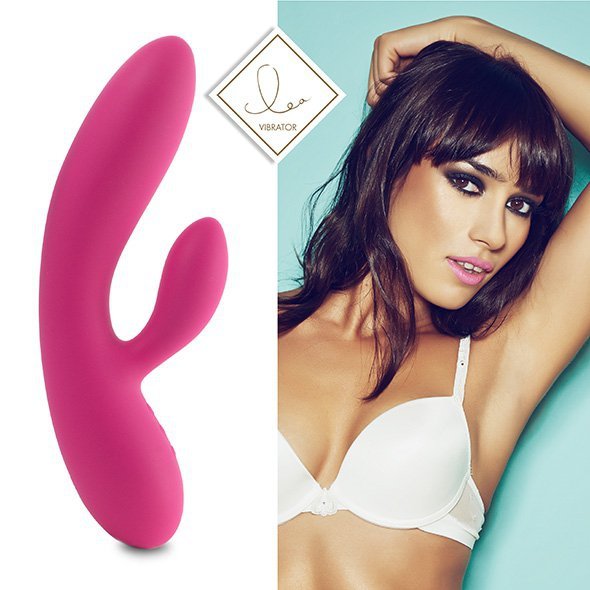 Wibrujący masażer z króliczkiem FeelzToys Lea Rabbit różowy
