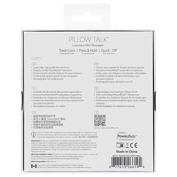 Pillow Talk gustowny mini wibrator dyskretny różowy