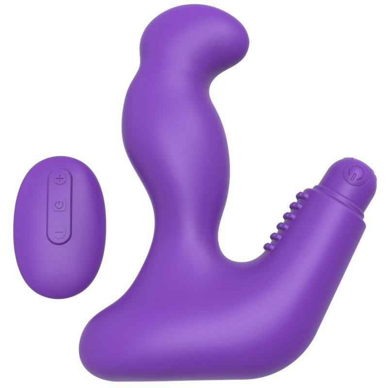 Wibrujący stymulator waginalno analny z pilotem Nexus Max 20
