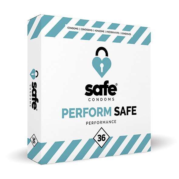 Prezerwatywy opóźniające wytrysk Safe 36 sztuk
