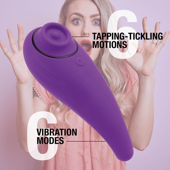 Wibrujący masażer łechtaczkowy FeelzToys FemmeGasm fiolet