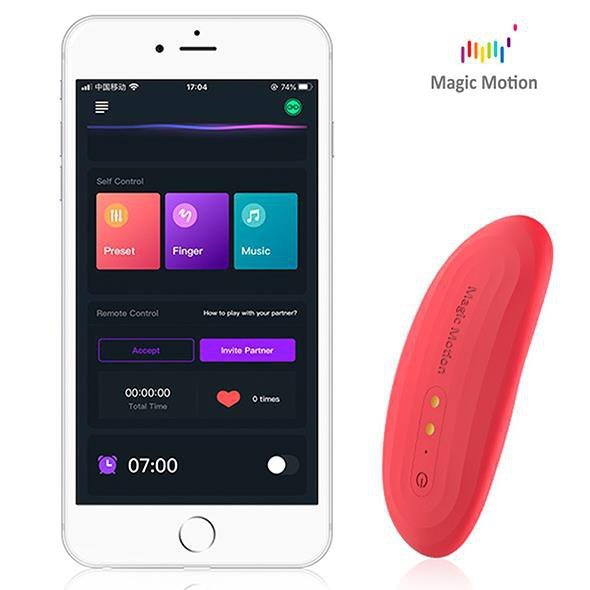 Masażer łechtaczki wibrator do majteczek z aplikacją Magic Motion