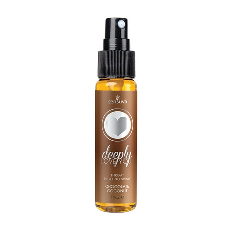 Spray rozluźniający do głębokiego gardła loda Sensuva kokos