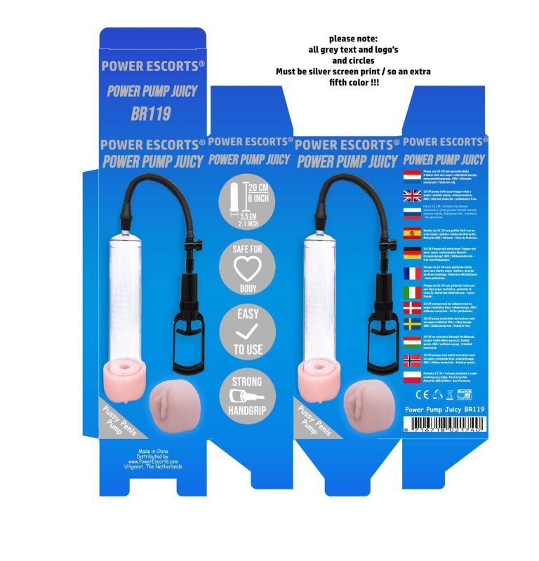 Pompka erekcyjna Power Escorts power pump juicy  penis pump