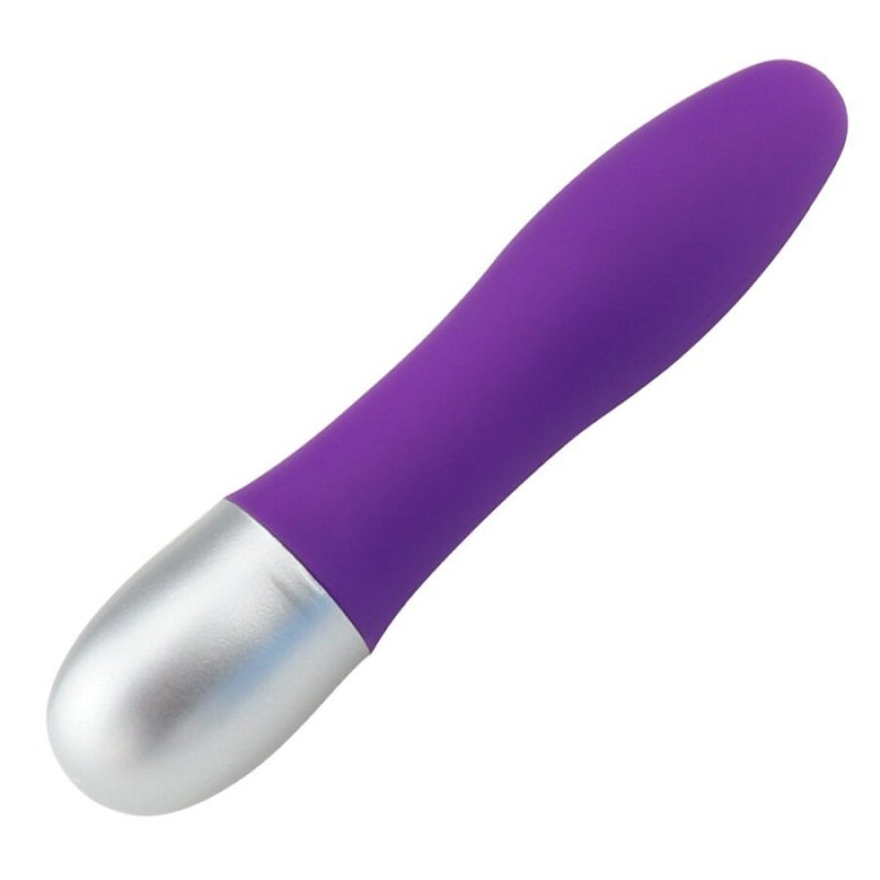 Mini wibrator kompaktowy masażer łechtaczki fioletowy