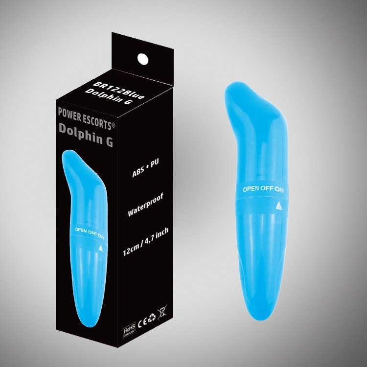 Wibrator delfinek stymulator punktu G niebieski