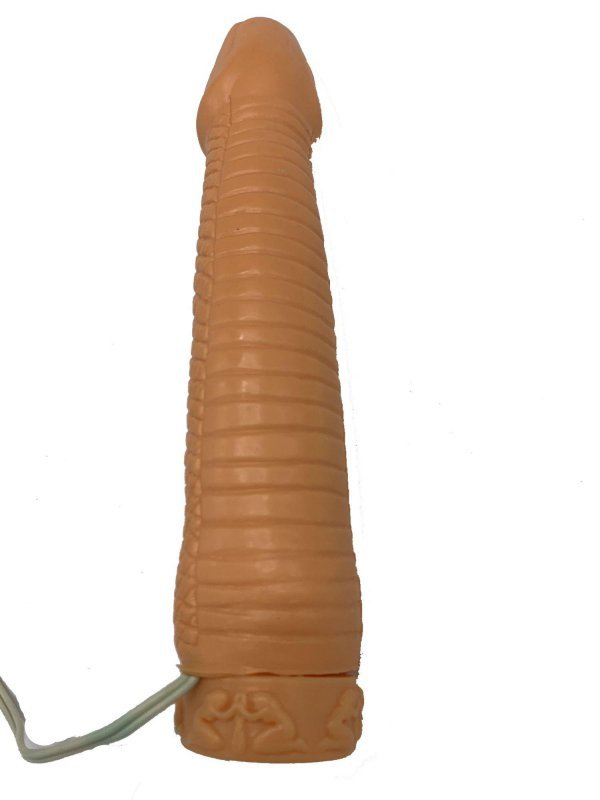 Wibrator z wypustkami sex masażer z pilotem
