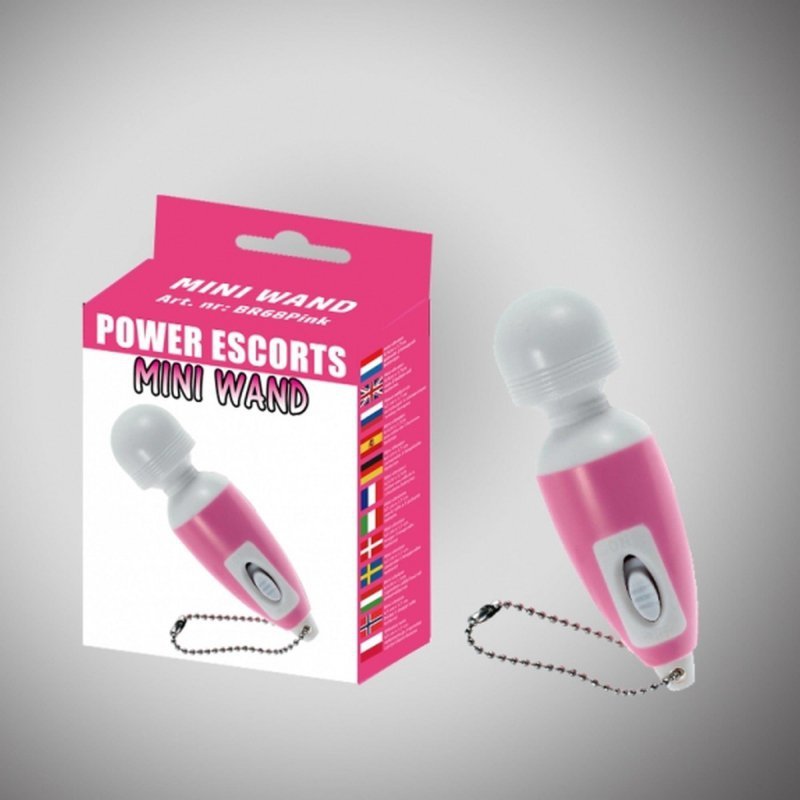 Mini wibrujący masażer erotyczny różdżka wand różowy
