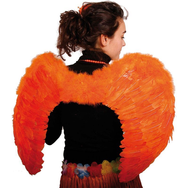 Angel wings orange - mega size 80x56cm