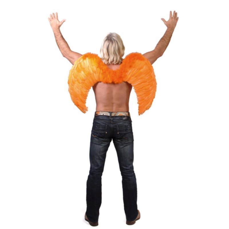 Angel wings orange - mega size 80x56cm