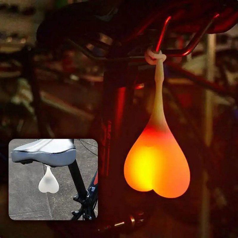 Lampka rowerowa świecące jajka jądra