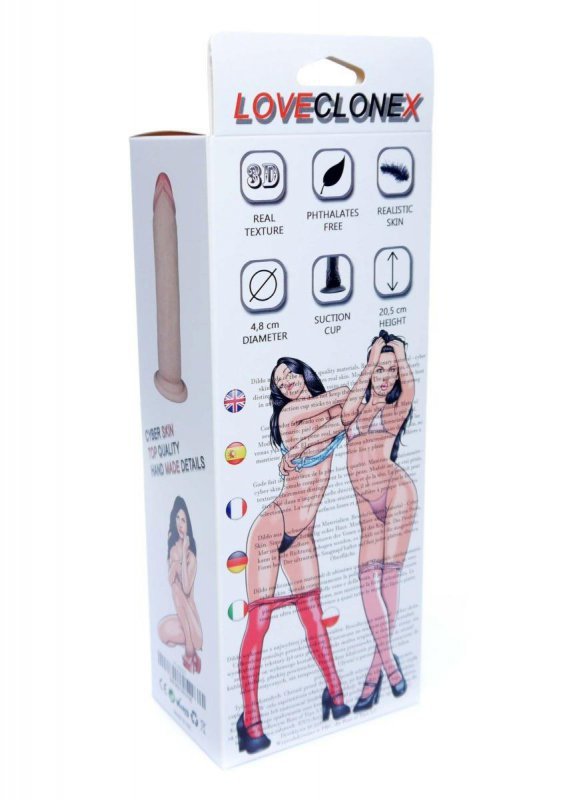 Realistyczne zakrzywione dildo z przyssawką 18 cm