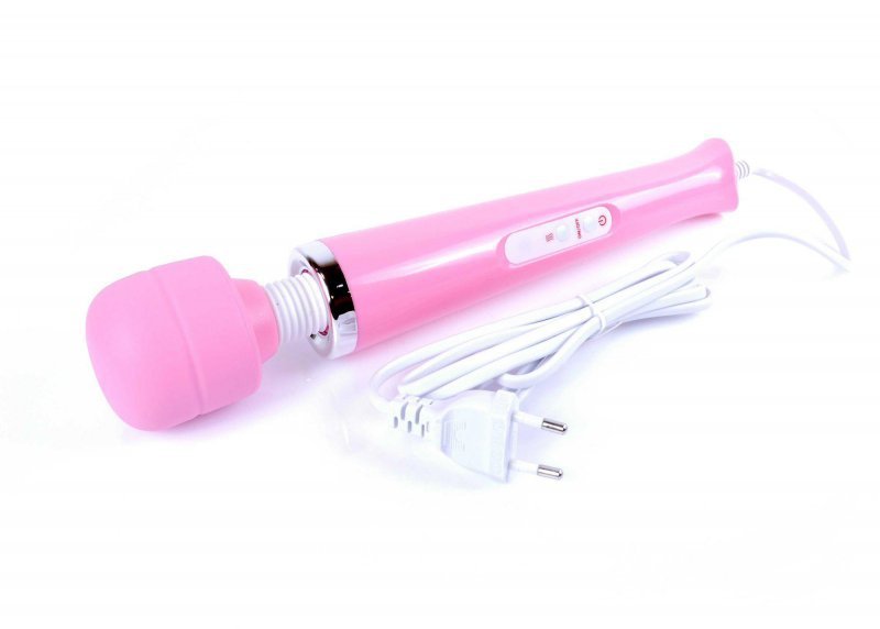 Wibrator z ruchomą głowicą WAND Magic 230V Pink 10 funkcji