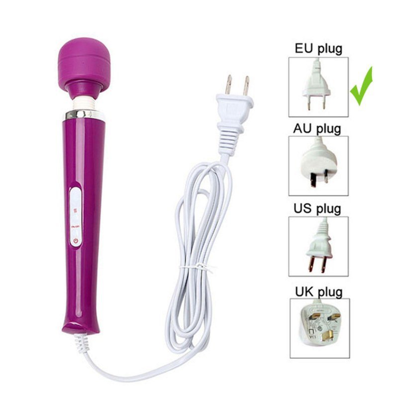 Wibrator z ruchomą głowicą WAND Magic 230V Pink 10 funkcji