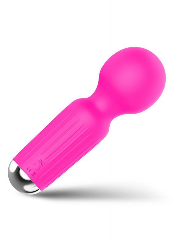 Mini masażer erotyczny różdżka wand stymulator łechtaczki róż