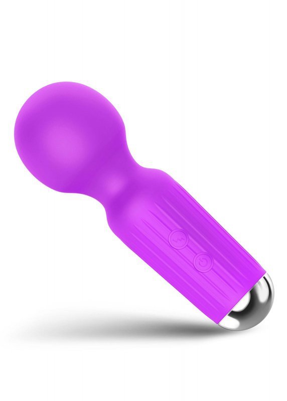 Mini masażer erotyczny różdżka wand stymulator łechtaczki fiolet