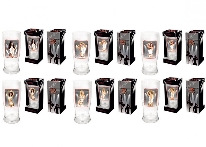 XXX Show szklanka do piwa 500ml kobiety