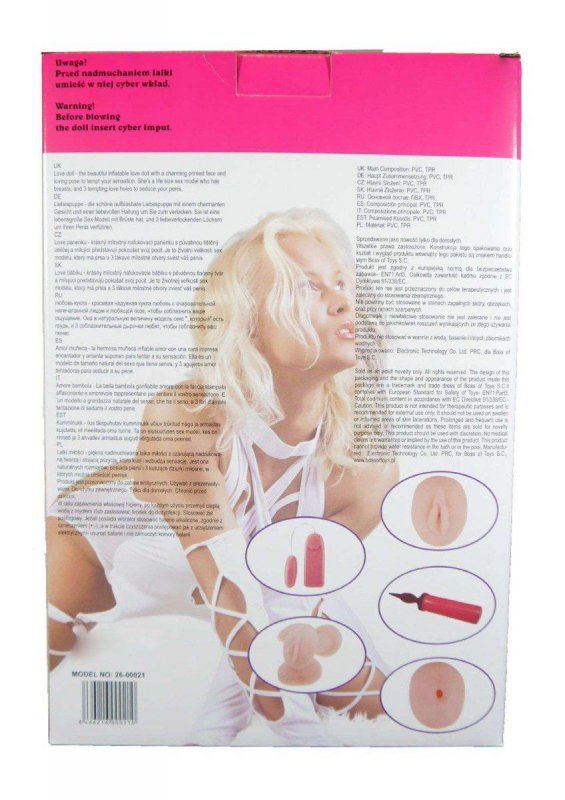 Sexlalka dmuchana realistyczna BARBI 3D