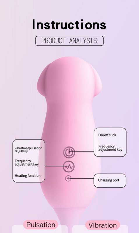 Stymulator powietrzny łechtaczkowo waginalny