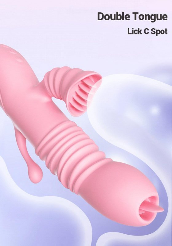 Potężny wibrator liżący cipkę różowy Ada usb