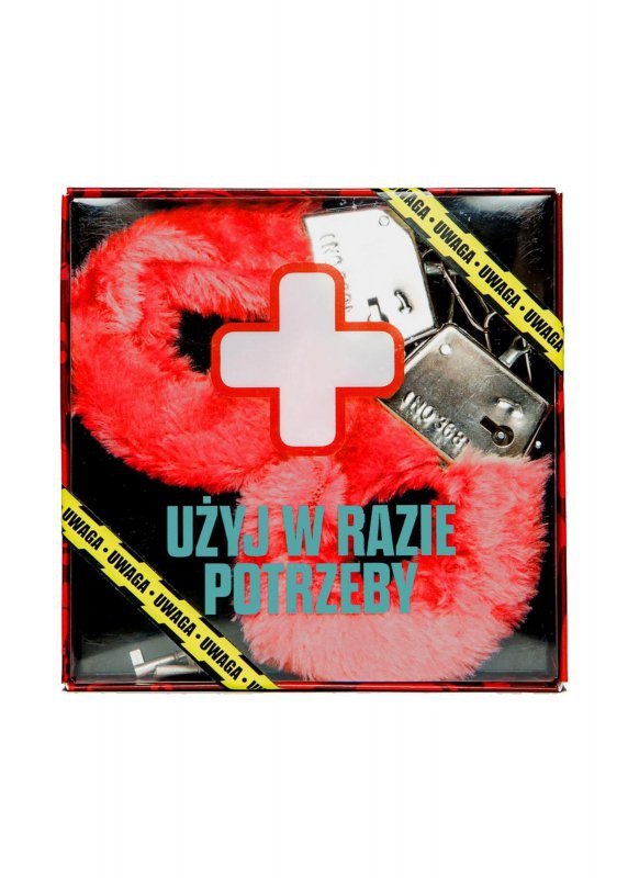 Kajdanki Awaryjne Czerwone na prezent