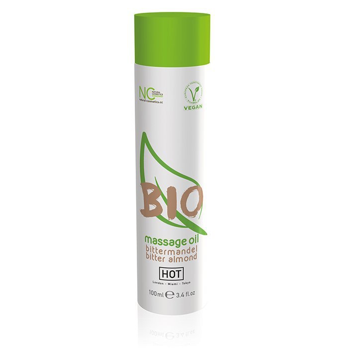 Hot Bio ekologiczny wegański olejek do masażu migdał 100 ml